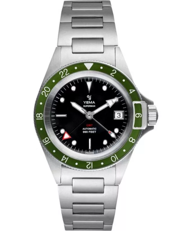 Ρολόι Ανδρικά Yema Superman GMT YSUPGMT2020B39-AMS