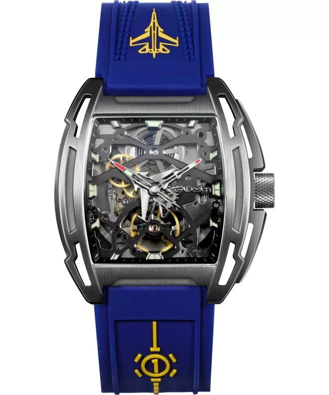 Ρολόι Ανδρικά Ciga Design Aircraft Carrier Skeleton Limited Edition Z061-IPTI-W5BU