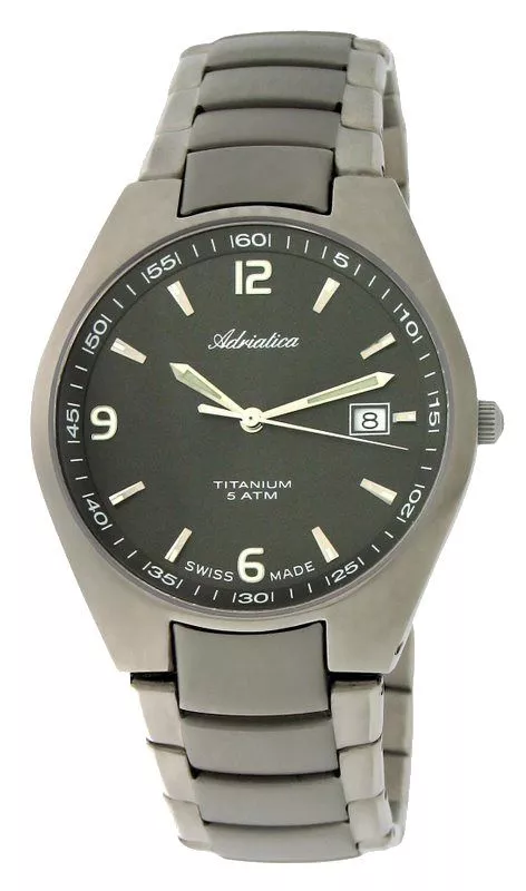 Ρολόι Ανδρικά Adriatica Classic Titanium A1069.4154Q