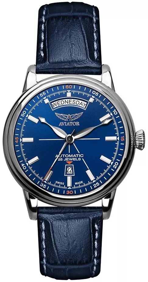 Ρολόι Ανδρικά Aviator Douglas Day Date V.3.20.0.145.4
