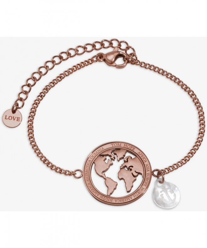 Βραχιόλι Tom Hope Globe Bracelet Coffee TM0643