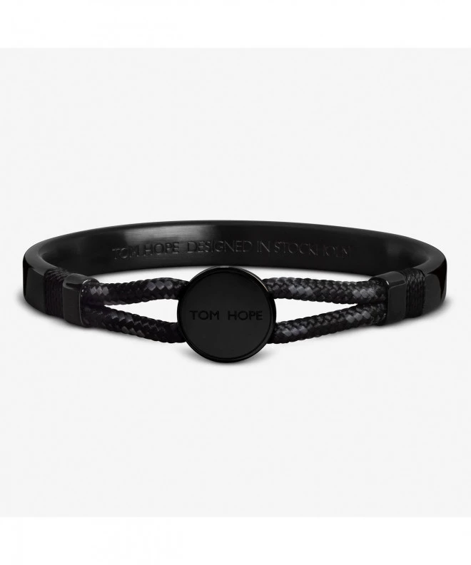 Βραχιόλι Tom Hope Hybrid 1 Triple Black L TM0351