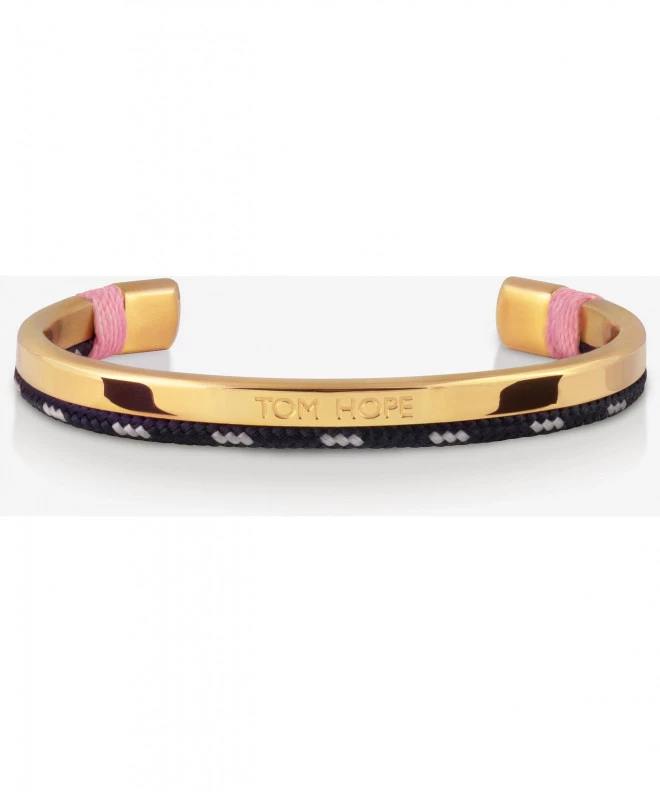 Βραχιόλι Tom Hope Hybrid 2 24K Coral M TM0445