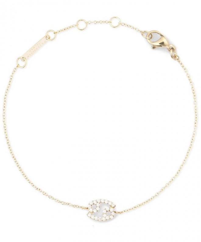 Βραχιόλι Daniel Wellington Crystal Zodiac Chain Gold Cancer DW00400910