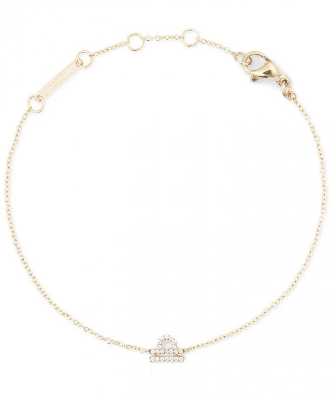 Βραχιόλι Daniel Wellington Crystal Zodiac Chain Gold Libra DW00400913