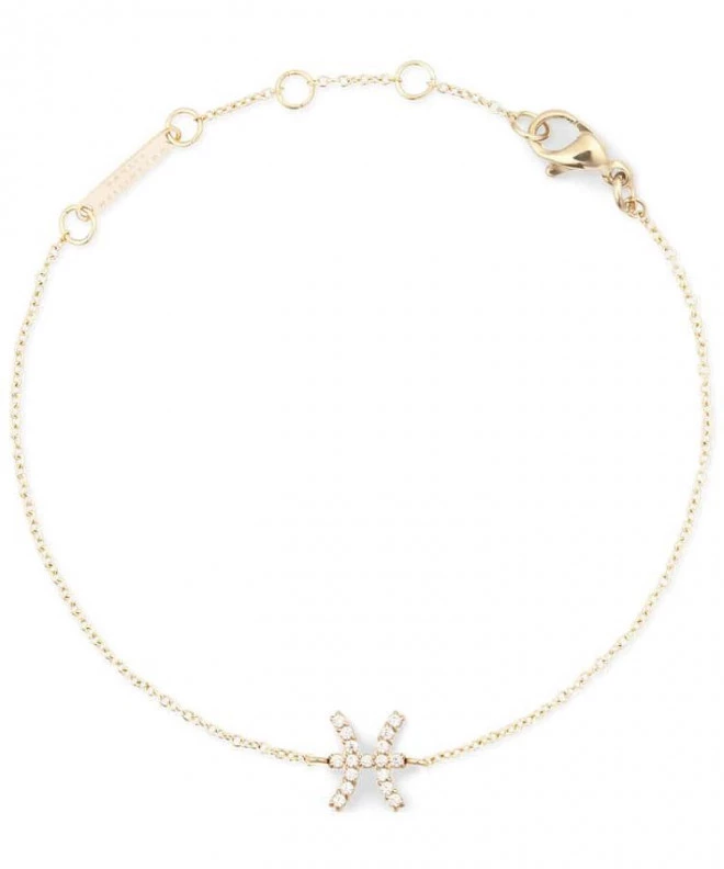 Βραχιόλι Daniel Wellington Crystal Zodiac Chain Gold Pisces DW00400918