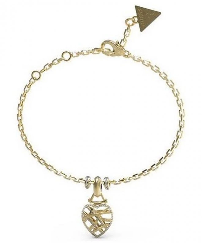 Βραχιόλι Guess Bransoletka Heart Cage JUBB03100JWYGS