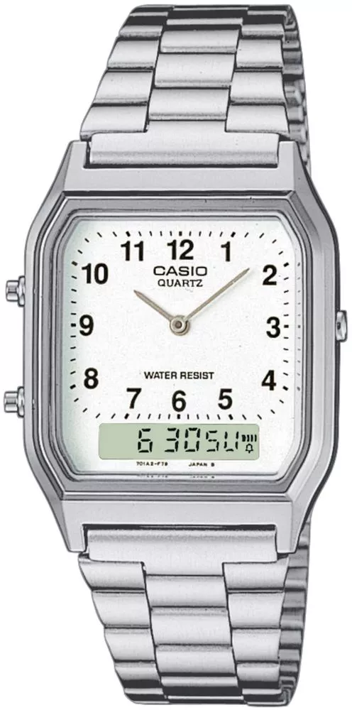 Ρολόι Ανδρικά Casio Vintage Midi λευκό AQ-230A-7BMQYES