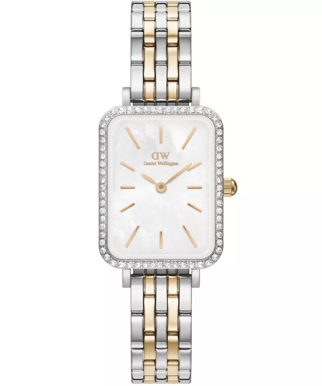 Ρολόι Γυναικεία Daniel Wellington Quadro Lumine Bezel 5-Link Two-Tone 40 DW00100671