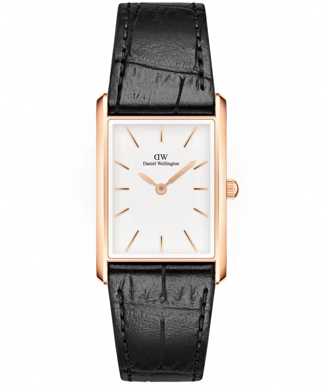 Ρολόι Γυναικεία Daniel Wellington Bound Black Crocodile Rose Gold 24 DW00100698