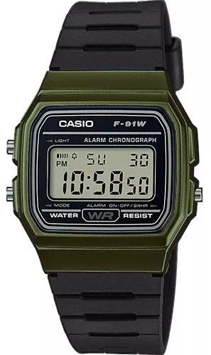 Ρολόι για Γυναίκες και Άνδρες Casio Sport F-91WM-3AEF