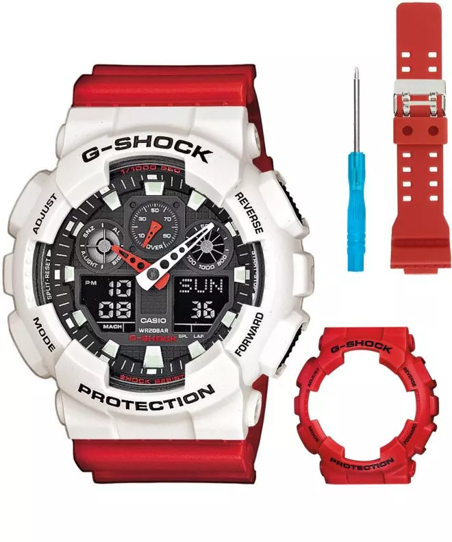 Ρολόι Ανδρικά Casio G-Shock GA-100 Original Set GA-100B-Set109