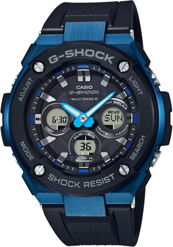 Ρολόι Ανδρικά G-SHOCK Casio G-Steel Solar Waveceptor GST-W300G-1A2ER