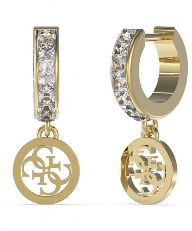 Σκουλαρίκια Guess Kolczyki Huggie Me JUBE03147JWYGT-U