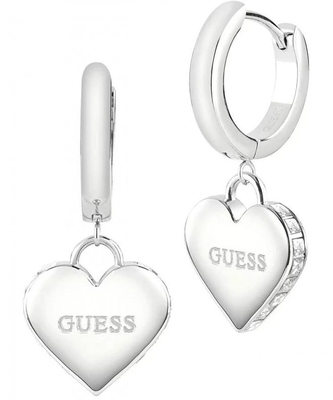 Σκουλαρίκια Guess Kolczyki Falling In Love JUBE02236JWRHT-U