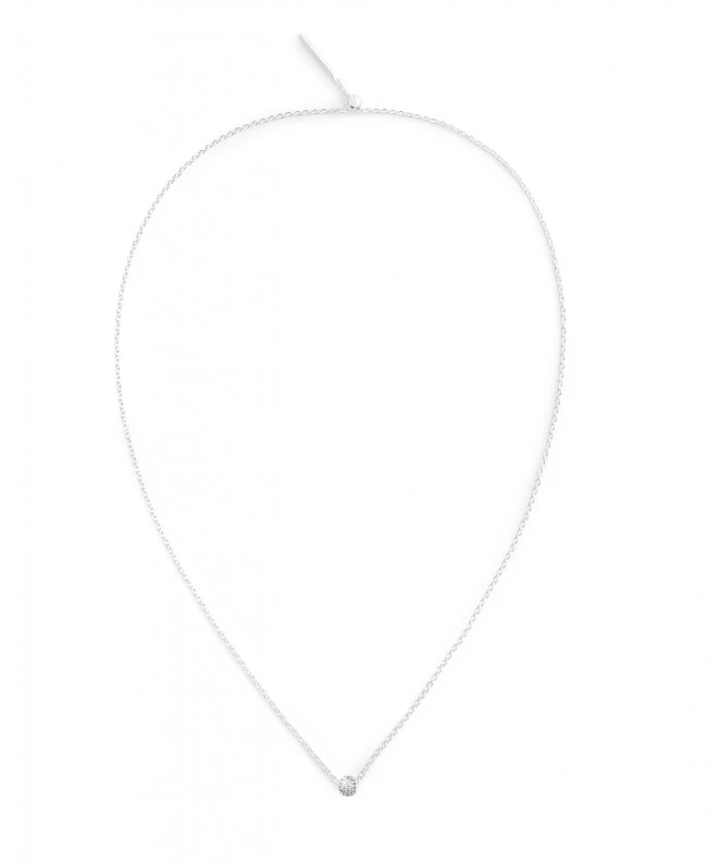 Κρεμάστρα Daniel Wellington Pavé Orb White Crystal Charm Silver DW00401050
