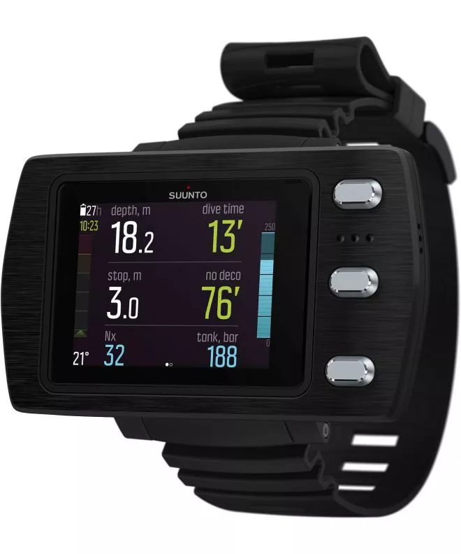 Υπολογιστής Κατάδυσης Suunto Eon Steel Black With Boot SS050558000