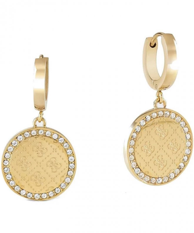 Σκουλαρίκια Guess Round Harmony JUBE01158JWYGT-U