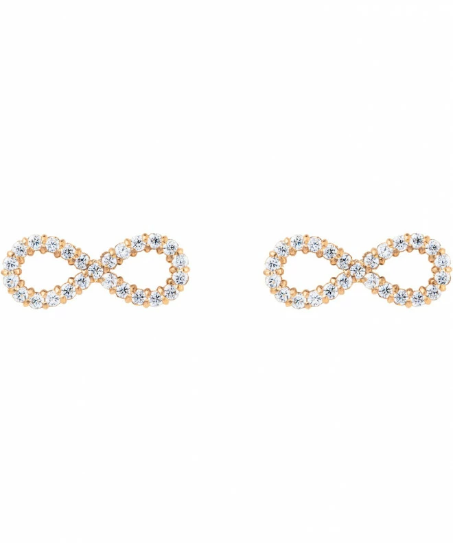 Σκουλαρίκια Daniel Wellington Mirelle Infinity Rose Gold DW00401615