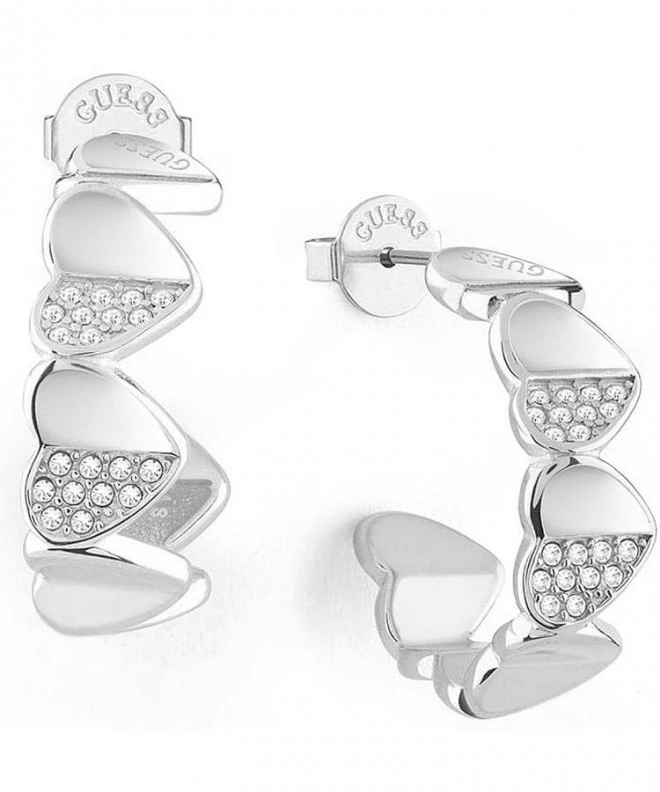 Σκουλαρίκια Guess Kolczyki Lovely Guess JUBE03040JWRHT/U