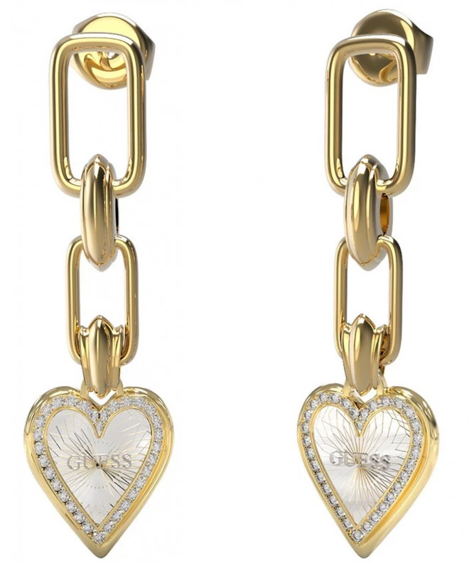 Σκουλαρίκια Guess Kolczyki Love Me Tender JUBE03236JWYGRHT-U
