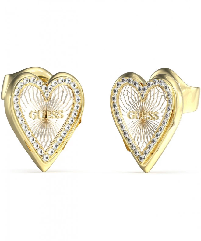 Σκουλαρίκια Guess Kolczyki Love Me Tender JUBE03237JWYGRHT-U