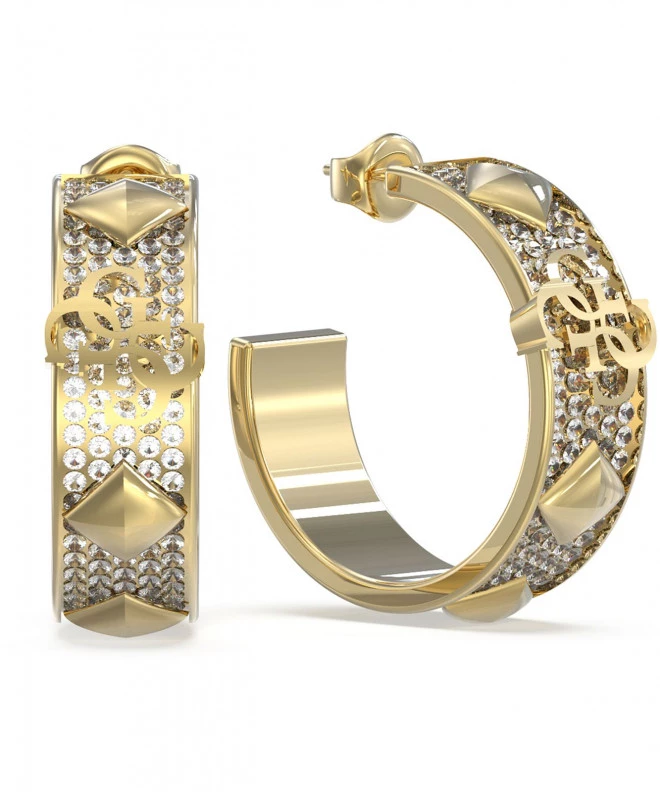 Σκουλαρίκια Guess Kolczyki 4G Forever JUBE03279JWYGT-U