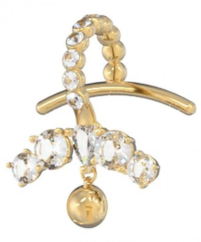 Σκουλαρίκια Guess Crazy Earrings JUBE03295JWYGT/U