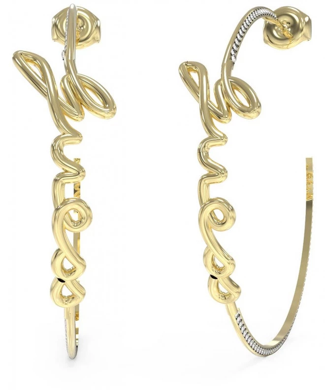 Σκουλαρίκια Guess Kolczyki Say My Name JUBE03312JWYGT-U