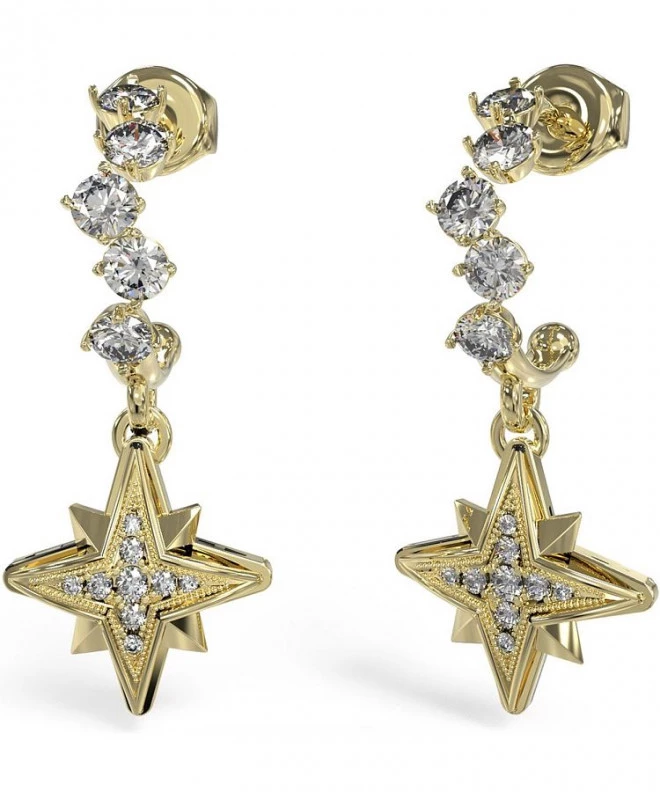 Σκουλαρίκια Guess Kolczyki Guess In The Sky JUBE03322JWYGT-U