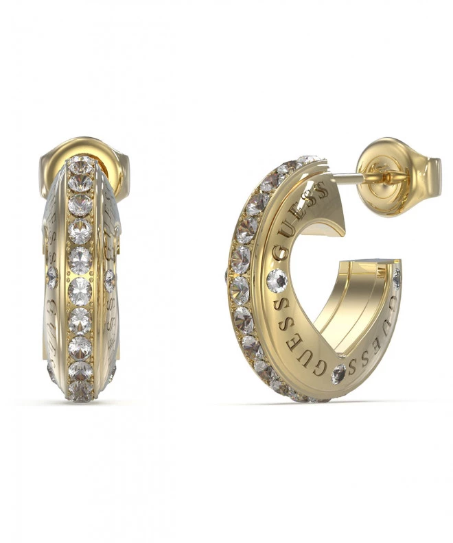 Σκουλαρίκια Guess Kolczyki Rolling Hearts JUBE03347JWYGT-U