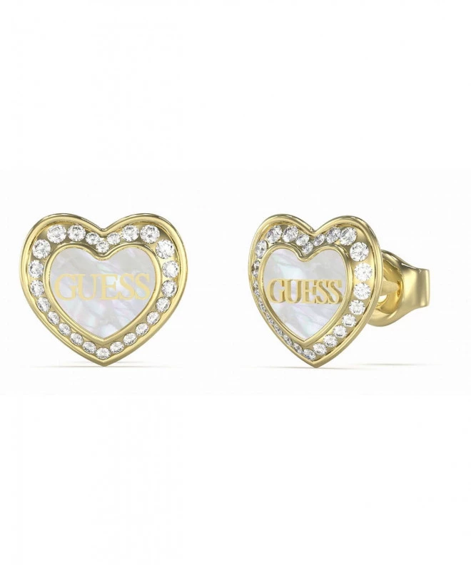 Σκουλαρίκια Guess Amami JUBE04028JWYGWHT/U