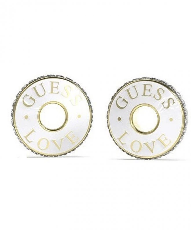 Σκουλαρίκια Guess Love Guess JUBE04084JWYGWHT/U