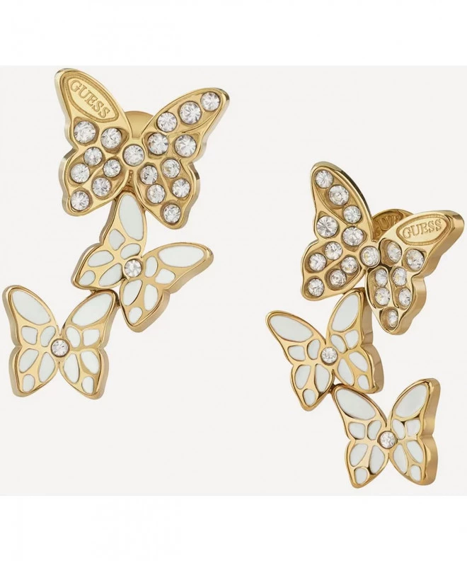 Σκουλαρίκια Guess Chrysalis JUBE04104JWYGWHT/U