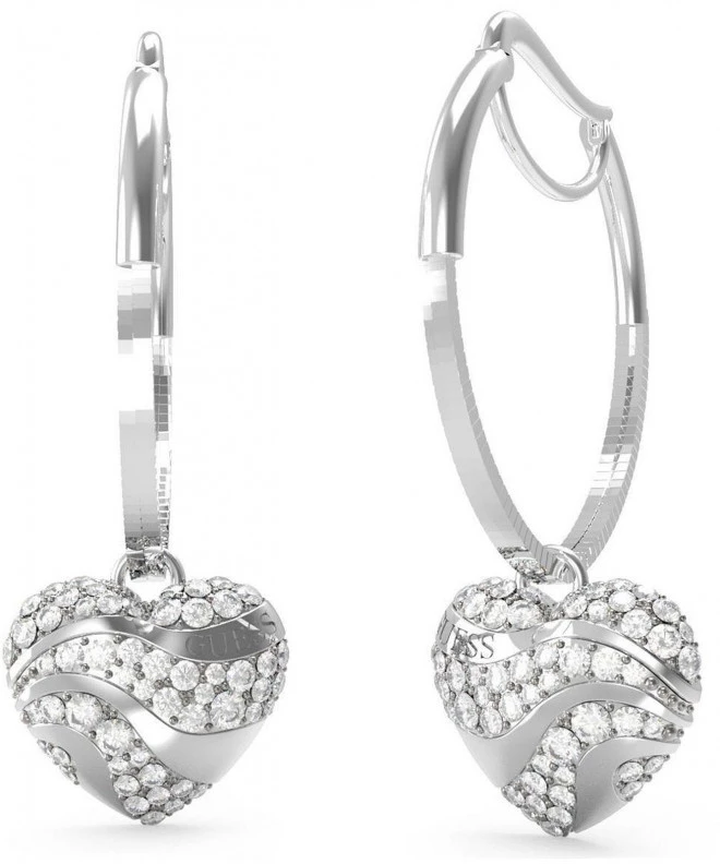 Σκουλαρίκια Guess In My Heart JUBE04505JWRHT/U