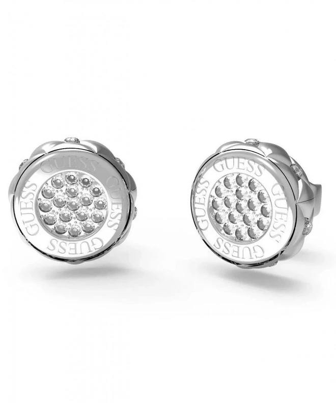 Σκουλαρίκια Guess Matelassé Coin JUBE04595JWRHT/U