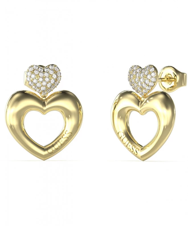 Σκουλαρίκια Guess Crazy In Love JUBE05209JWYGT/U