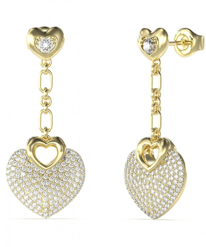 Σκουλαρίκια Guess Crazy In Love JUBE05210JWYGT/U