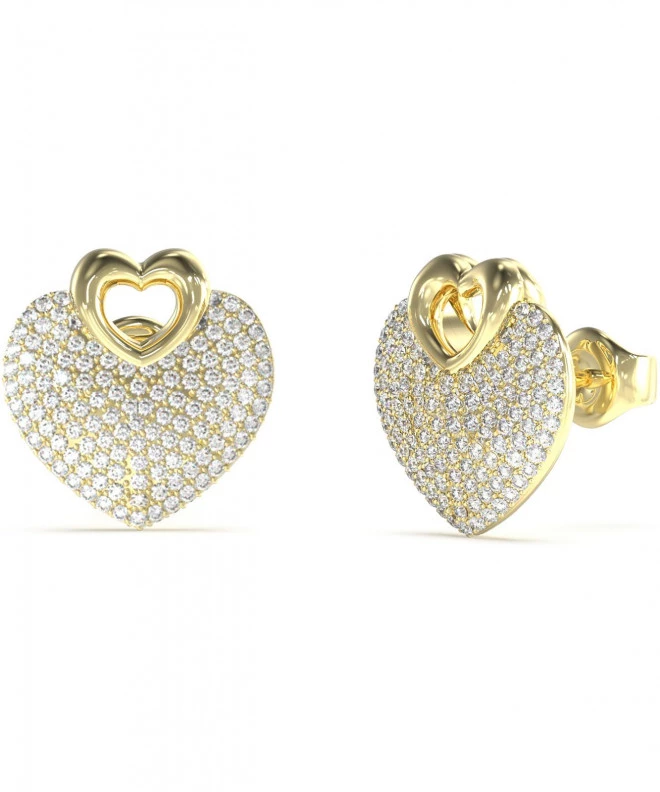 Σκουλαρίκια Guess Crazy In Love JUBE05213JWYGT/U