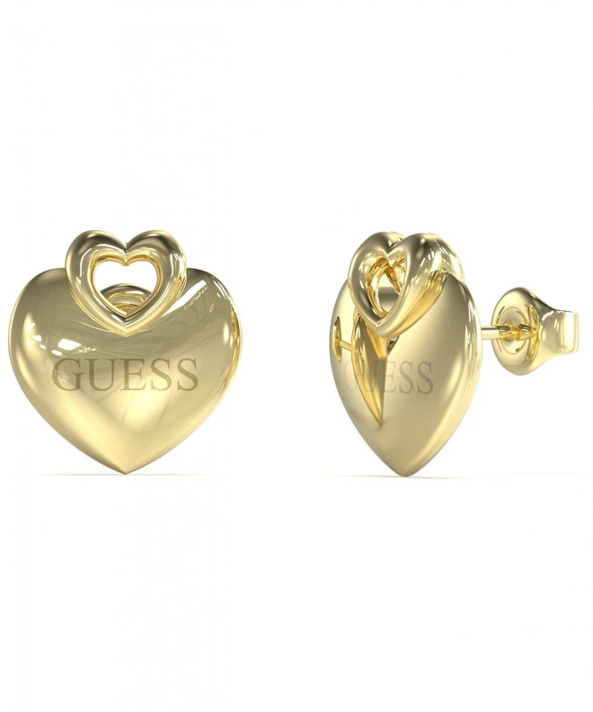 Σκουλαρίκια Guess Crazy In Love JUBE05218JWYGT/U