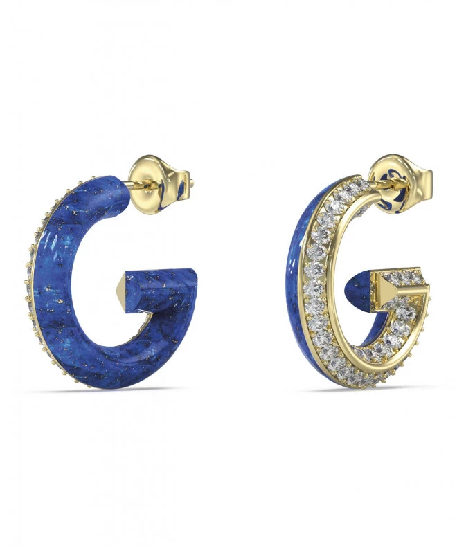 Σκουλαρίκια Guess G Crystal JUBE05436JWYGBLT/U