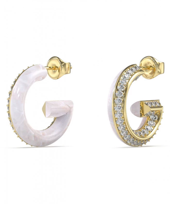 Σκουλαρίκια Guess G Crystal JUBE05436JWYGWHT/U