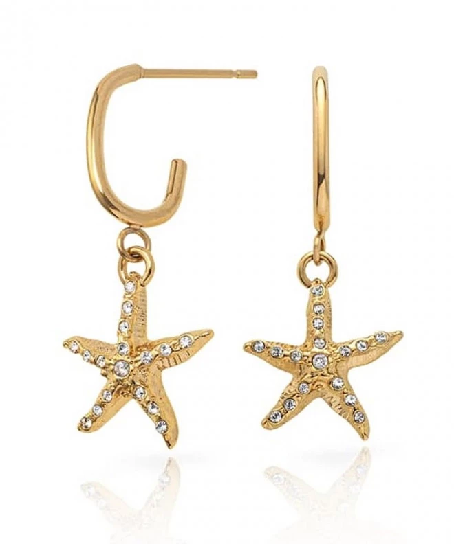 Σκουλαρίκια Paul Hewitt Sea Star Hoops Earing Gold PH-JE-1096