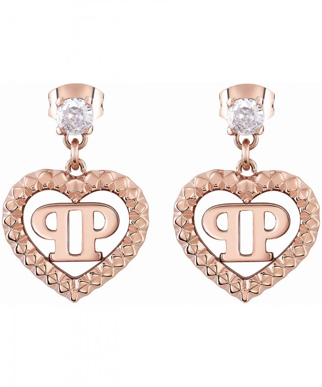 Σκουλαρίκια PHILIPP PLEIN Plein Rocked Heart PJZEA11EU