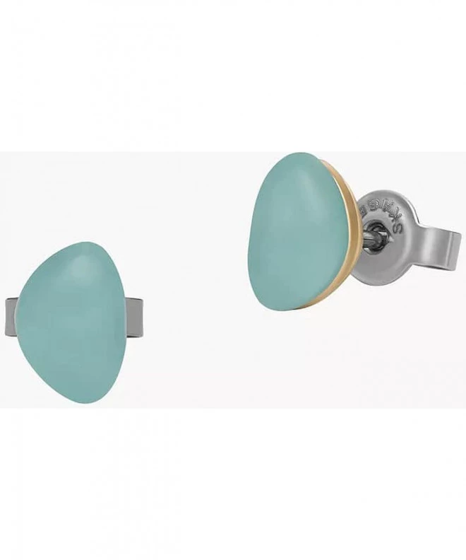 Σκουλαρίκια Skagen Sea Glass Mint Green Stud SKJ1805710