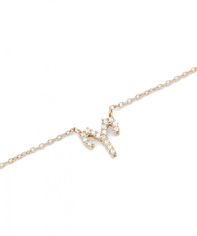 Κολιέ Daniel Wellington Crystal Zodiac Chain Gold Aries DW00400919