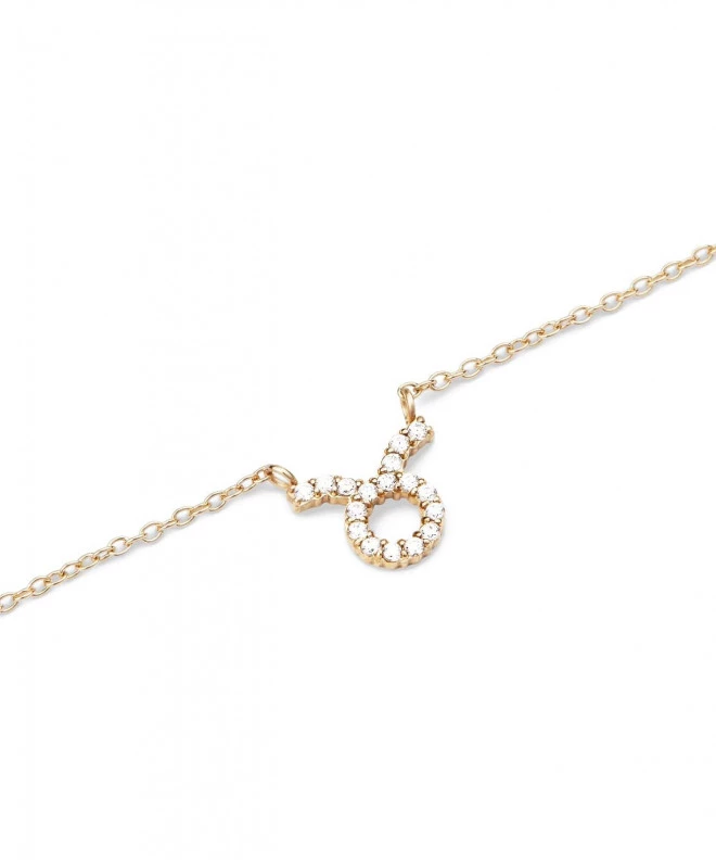 Κολιέ Daniel Wellington Crystal Zodiac Chain Gold Taurus DW00400920