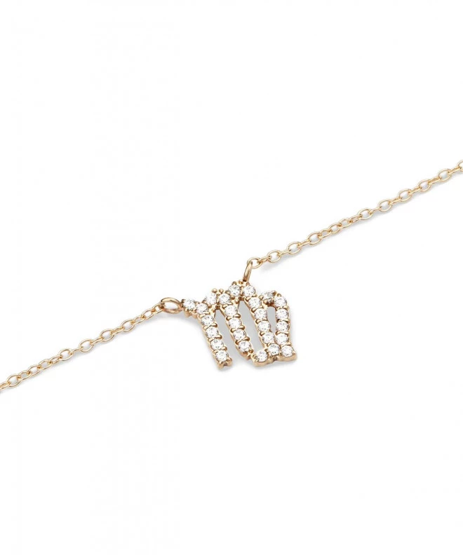 Κολιέ Daniel Wellington Crystal Zodiac Chain Gold Virgo DW00400924