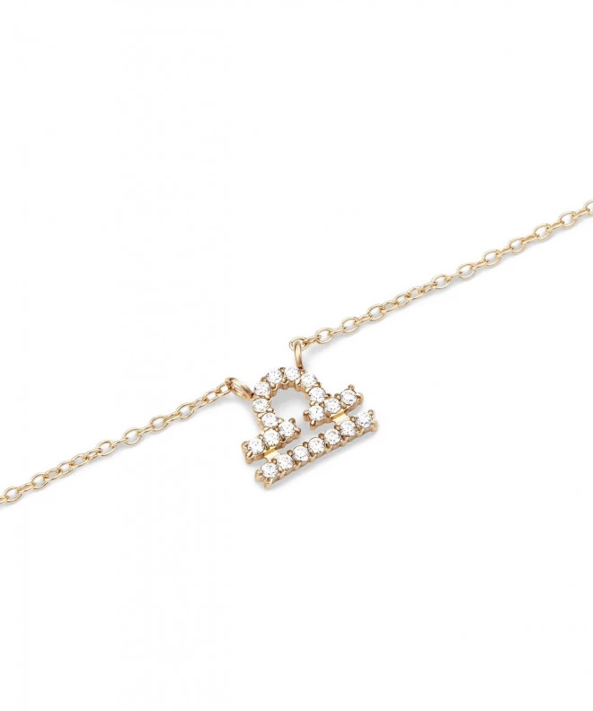 Κολιέ Daniel Wellington Crystal Zodiac Chain Gold Libra DW00400925