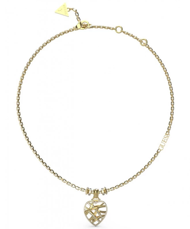 Κολιέ Guess Naszyjnik Heart Cage JUBN03099JWYGT/U